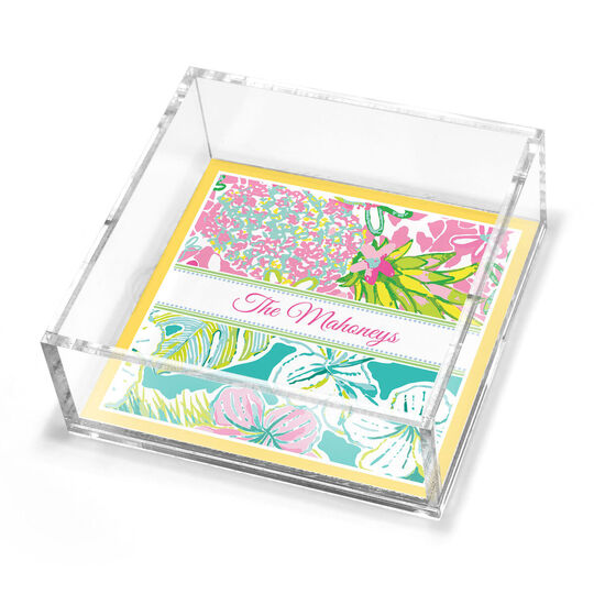 Bali Tropique Petite Lucite Trinket Tray